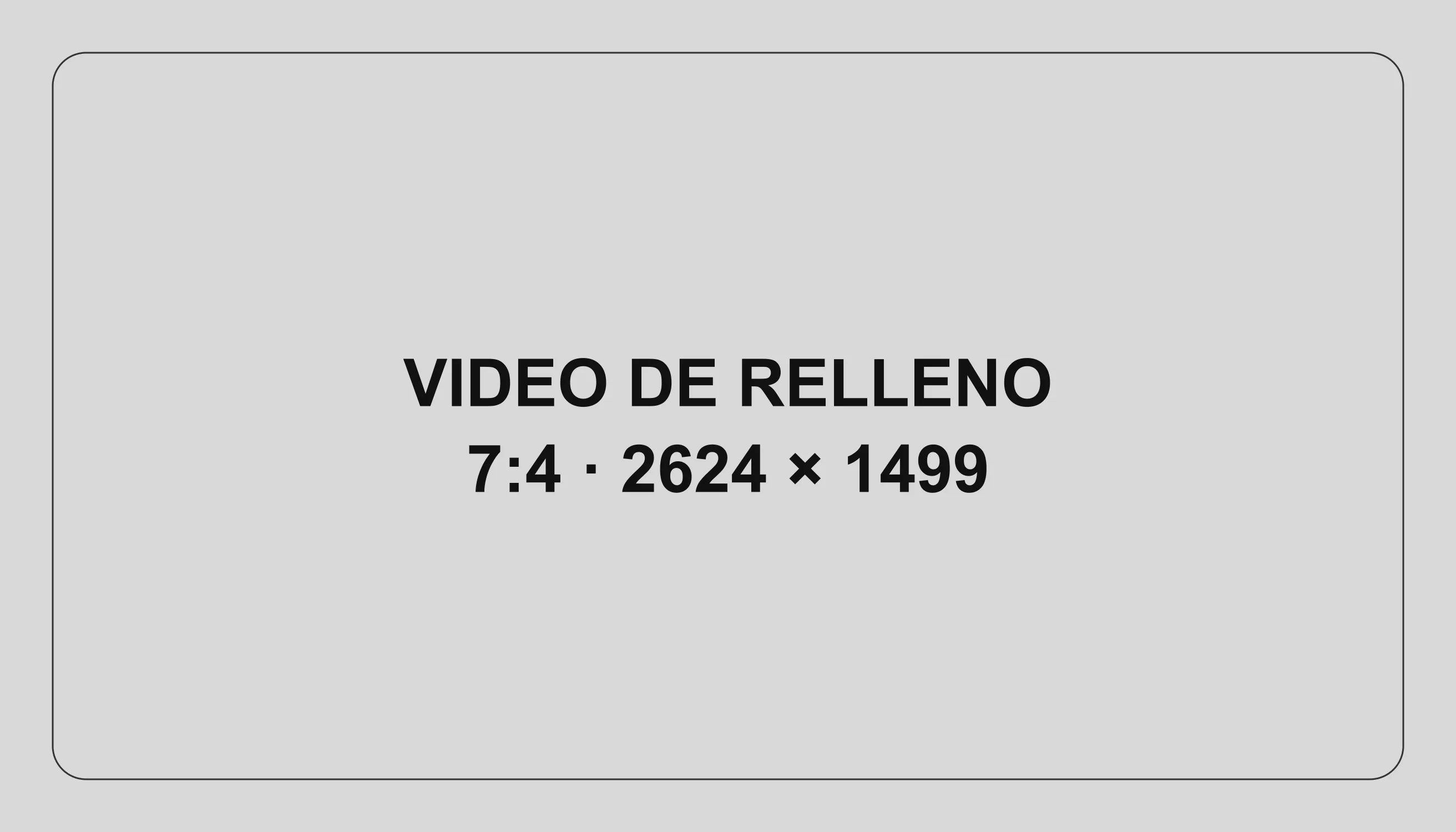 Video de relleno del proyecto 04, bloque 1, pieza 1